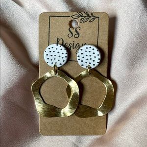 Polymer clay earrings